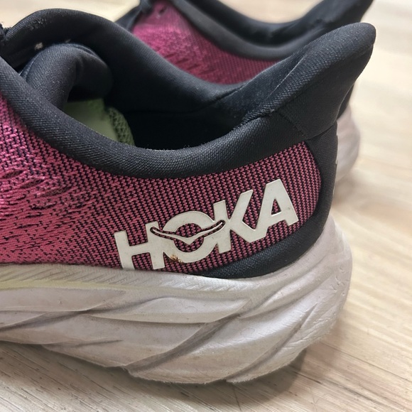Hoka Shoes Womens 8.5 B Clifton 8 Running Sneakers Hot Pink Workout Comfort - Picture 7 of 16
